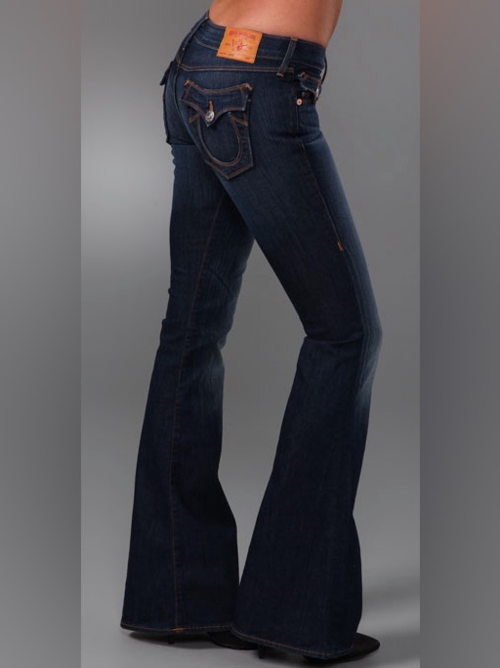 Y2K True Religion Carrie Flare Low Rise Jeans